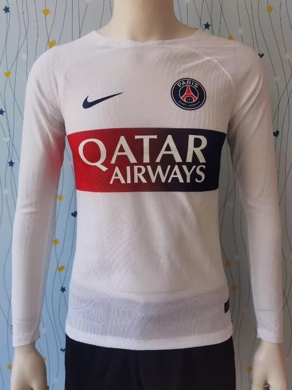 AAA(Thailand) Paris St German 23/24 Away Long Sleeve Soccer Jersey (Player)