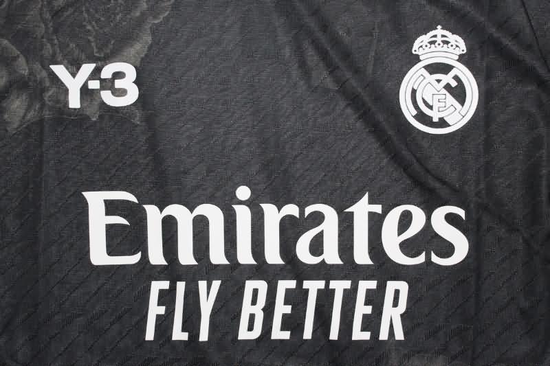 AAA(Thailand) Real Madrid 23/24 Fourth Black Soccer Jersey (Player)