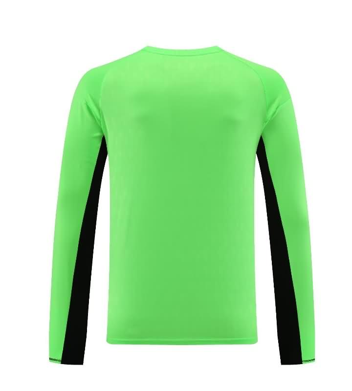 AAA(Thailand) Real Madrid 23/24 Goalkeeper Green Long Sleeve Soccer Jersey