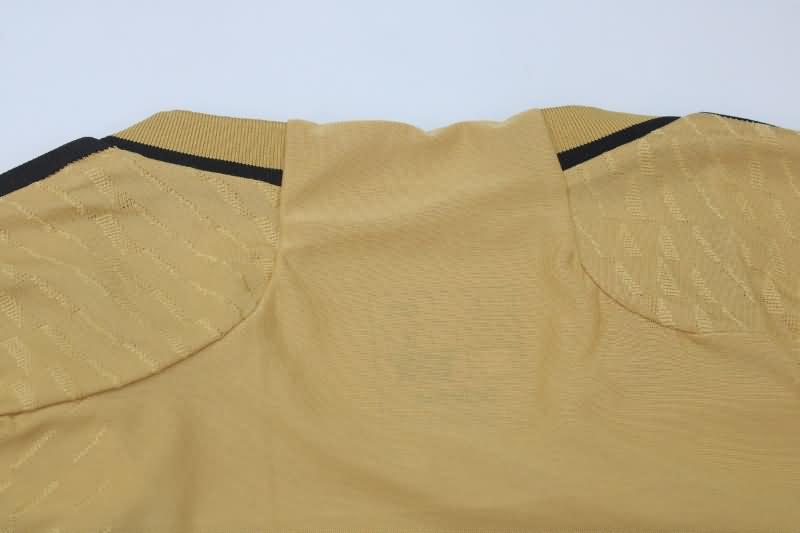 AAA(Thailand) Real Madrid 23/24 Gold Soccer Jersey (Player)