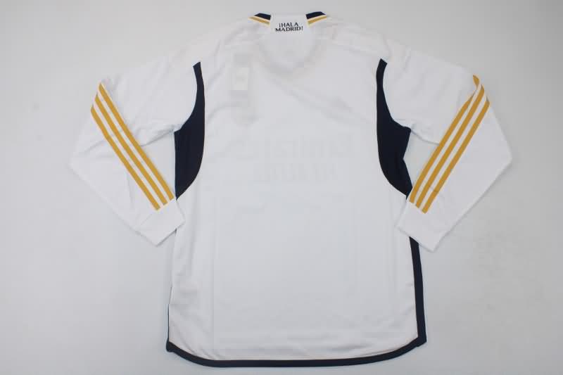 AAA(Thailand) Real Madrid 23/24 Home Long Soccer Jersey