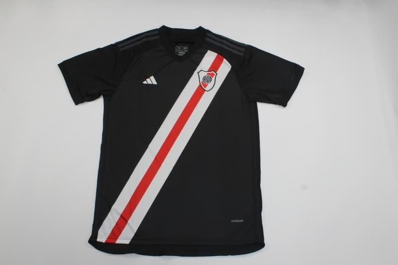 AAA(Thailand) River Plate 2023 Black Soccer Jersey 02