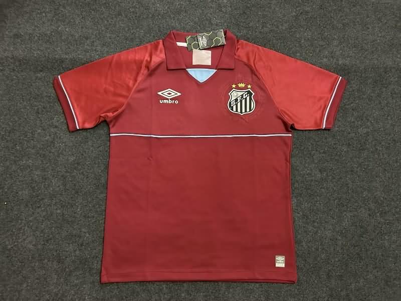 AAA(Thailand) Santos 2023 Goalkeeper Red Soccer Jersey