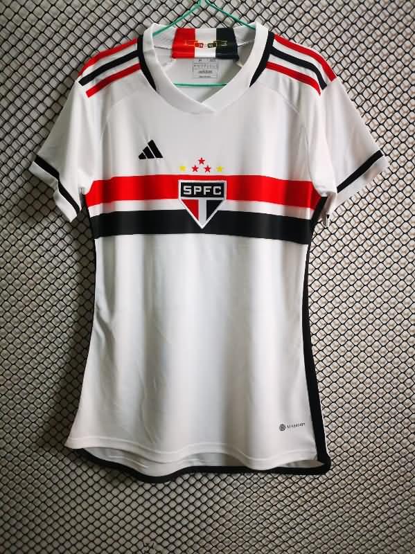 AAA(Thailand) Sao Paulo 2023 Home Women Soccer Jersey