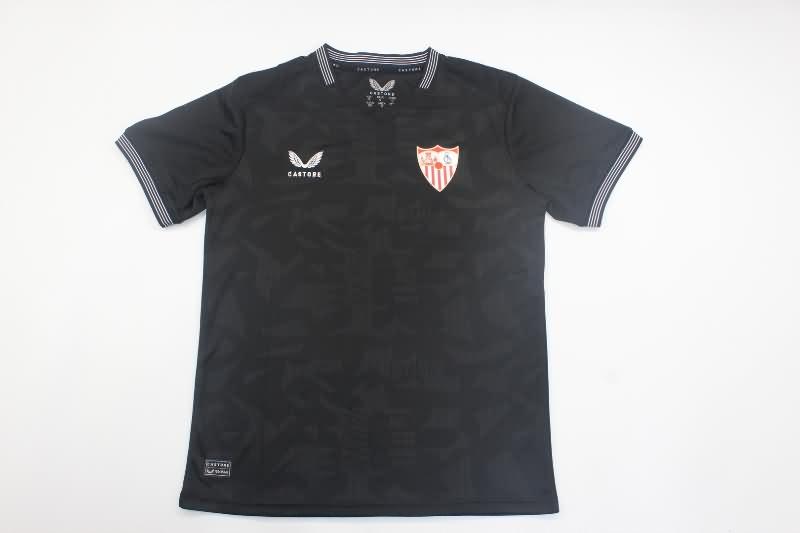 AAA(Thailand) Sevilla 23/24 Goalkeeper Black Soccer Jersey