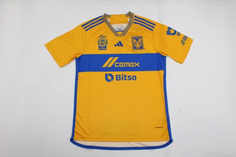 AAA(Thailand) Tigres Uanl 23/24 Home Soccer Jersey