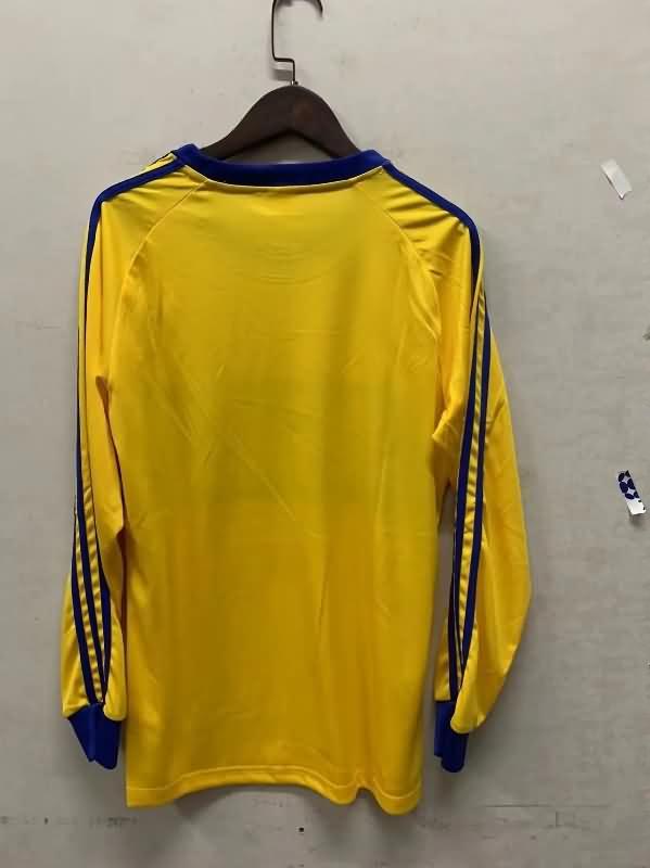 AAA(Thailand) Tigres Uanl 2023 Yellow Retro Long Sleeve Soccer Jersey