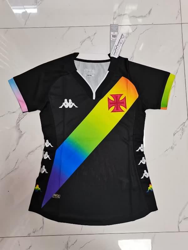 AAA(Thailand) Vasco Da Gama 23/24 Black Women Soccer Jersey