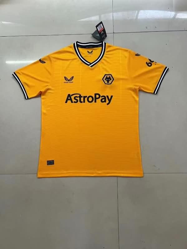 AAA(Thailand) Wolves 23/24 Home Soccer Jersey