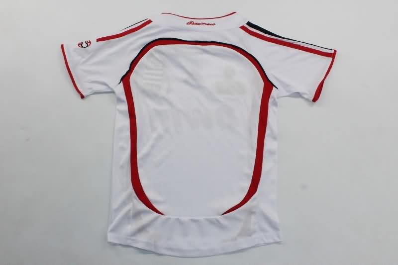 AC Milan 2006/07 Kids Away UCL Final Soccer Jersey And Shorts