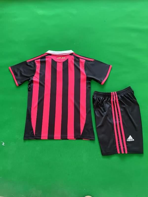 AC Milan 2009/10 Kids Home Soccer Jersey And Shorts