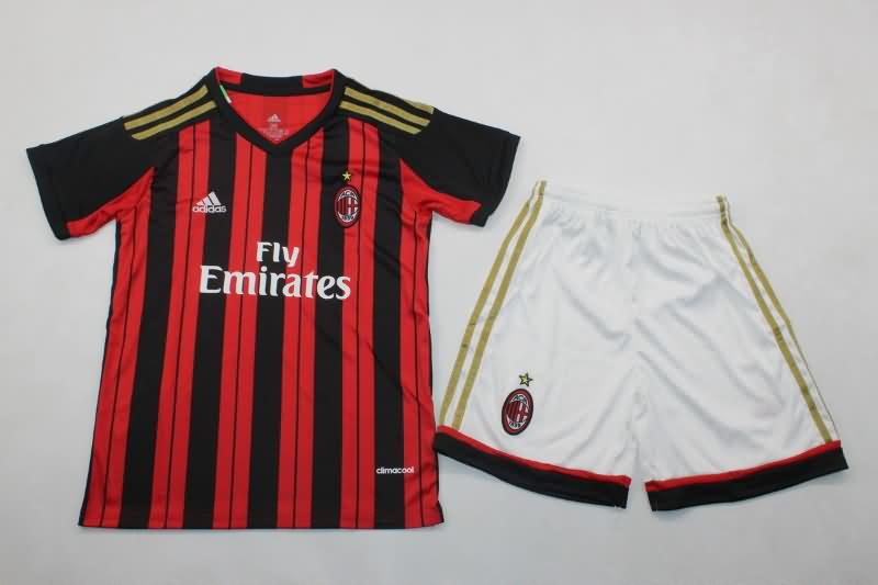 AC Milan 2013/14 Kids Home Soccer Jersey And Shorts