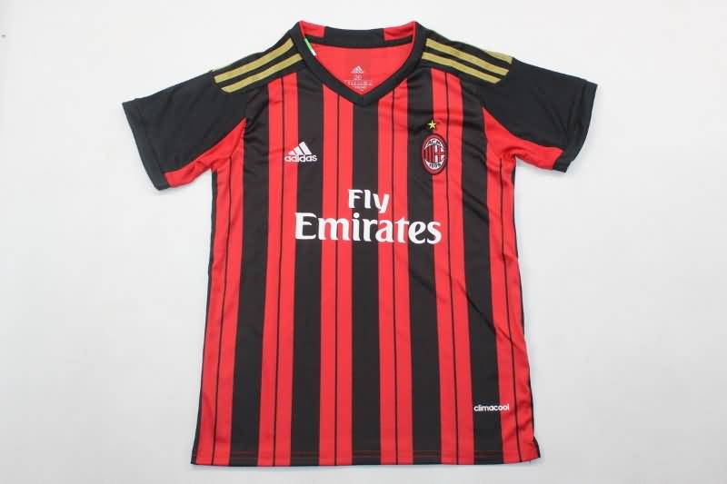 AC Milan 2013/14 Kids Home Soccer Jersey And Shorts