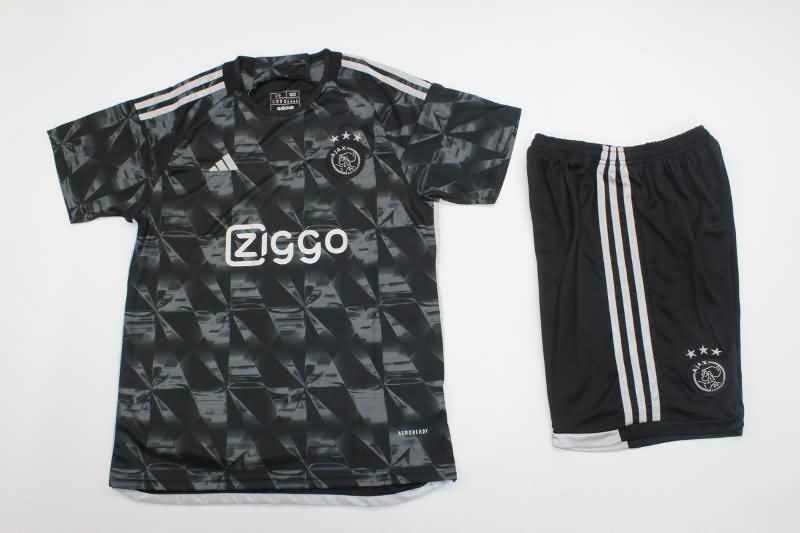 Ajax 23/24 Kids Third Soccer Jersey And Shorts