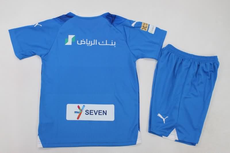 Al Hilal 23/24 Kids Home Soccer Jersey And Shorts
