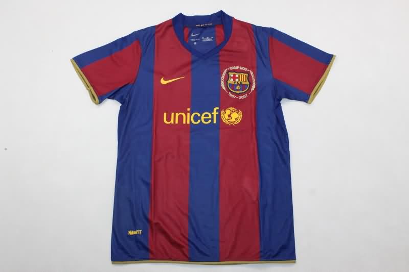 Barcelona 2007/08 Kids Home Soccer Jersey And Shorts