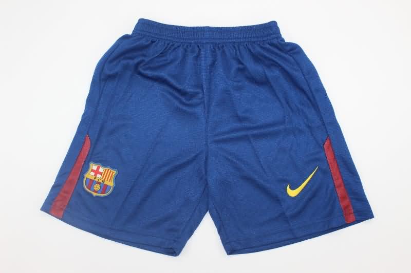 Barcelona 2008/09 Kids Home Final Soccer Jersey And Shorts