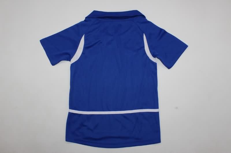 Brazil 2002 Kids Away Soccer Jersey And Shorts