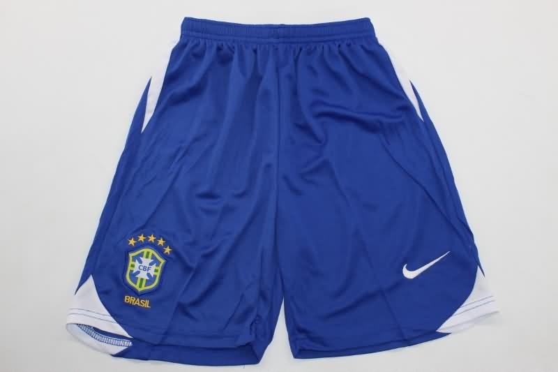 Brazil 2004 Kids Home Soccer Jersey And Shorts