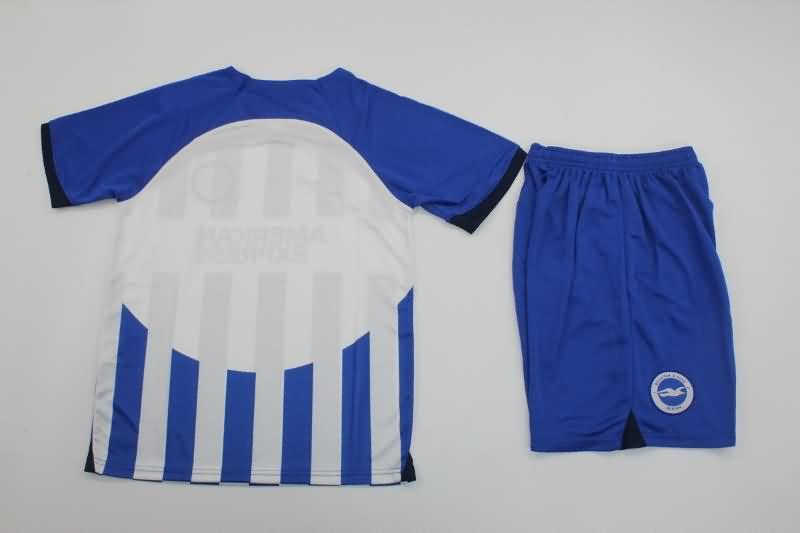 Brighton 23/24 Kids Home Soccer Jersey And Shorts
