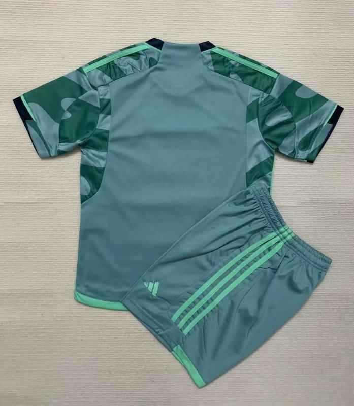 Celtic 23/24 Kids Away Soccer Jersey And Shorts