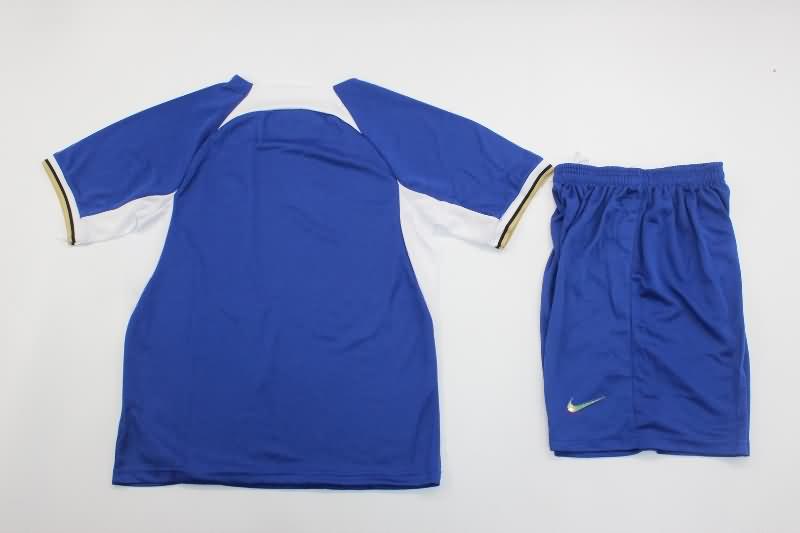 Chelsea 23/24 Kids Home Soccer Jersey And Shorts
