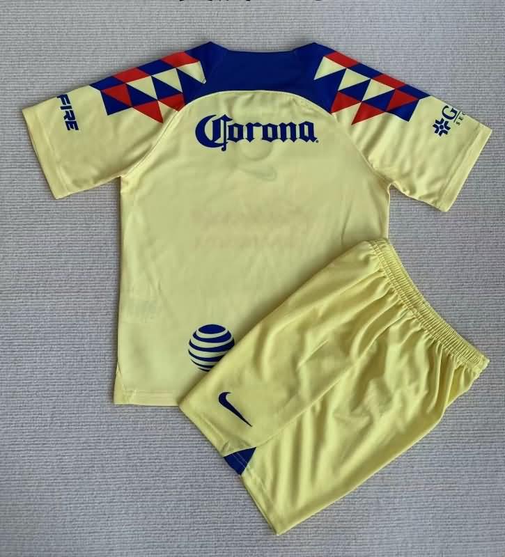 Club America 23/24 Kids Home Soccer Jersey And Shorts