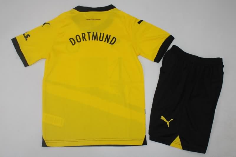 Dortmund 23/24 Kids Home Soccer Jersey And Shorts