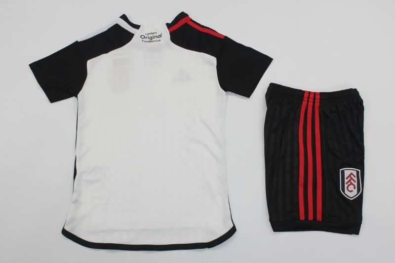 Fulham 23/24 Kids Home Soccer Jersey And Shorts