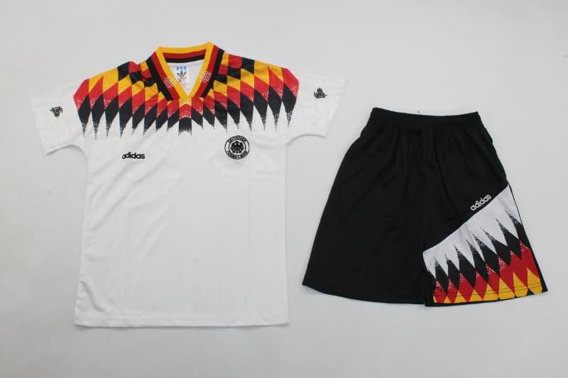 Germany 1994 Kids Home Soccer Jersey And Shorts