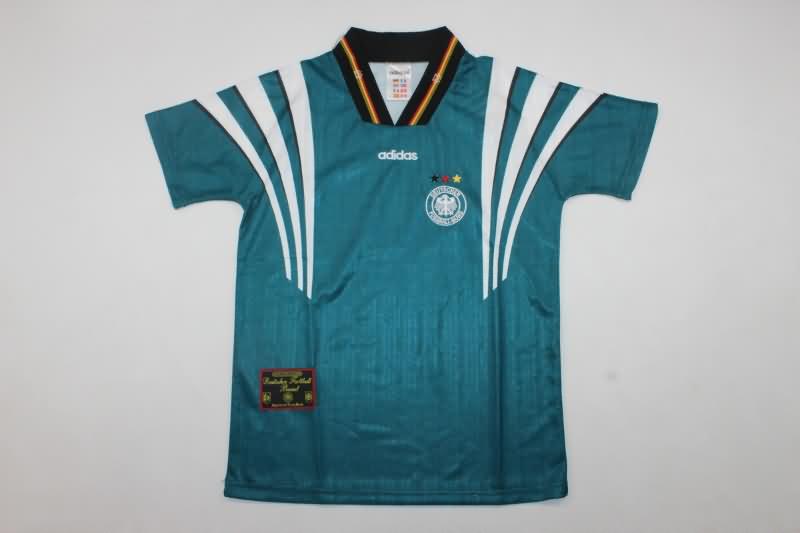 Germany 1996 Kids Away Soccer Jersey And Shorts