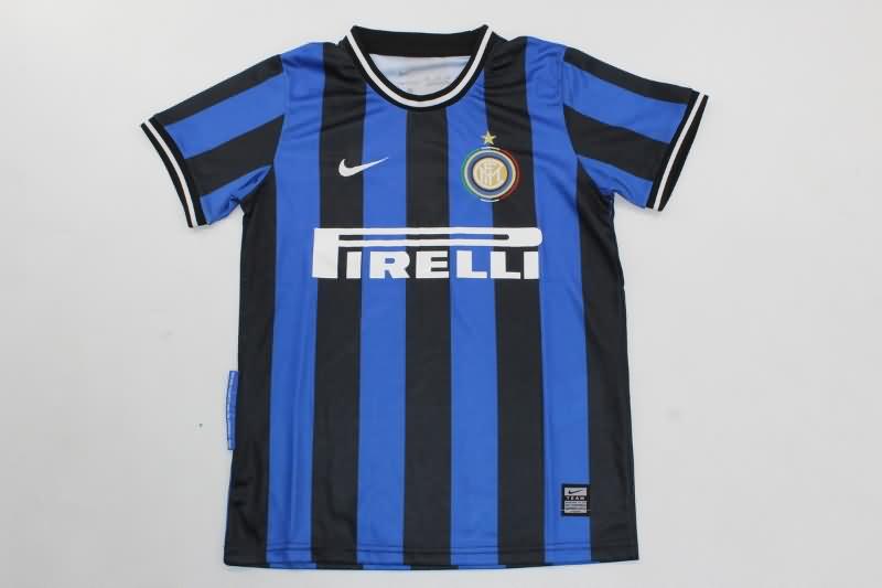 Inter Milan 2009/10 Kids Home Soccer Jersey And Shorts