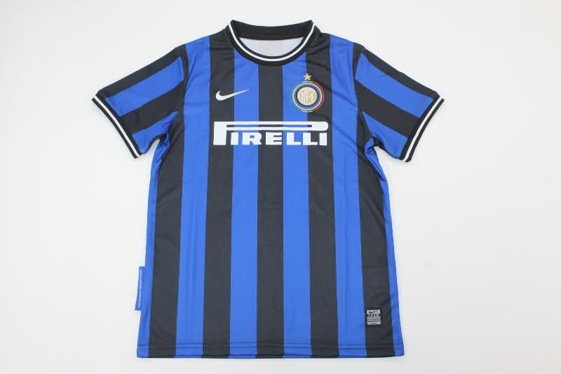 Inter Milan 2009/10 Kids Home Soccer Jersey And Shorts