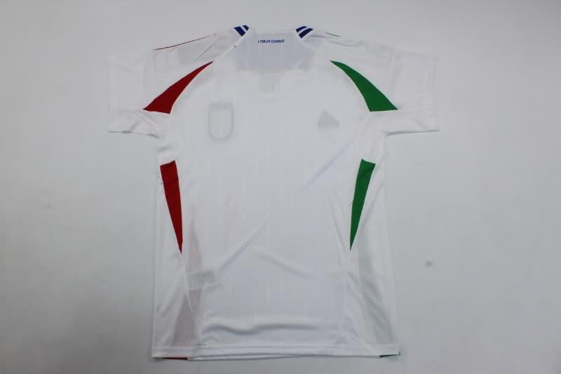 Italy 2023/24 Kids Away Soccer Jersey And Shorts