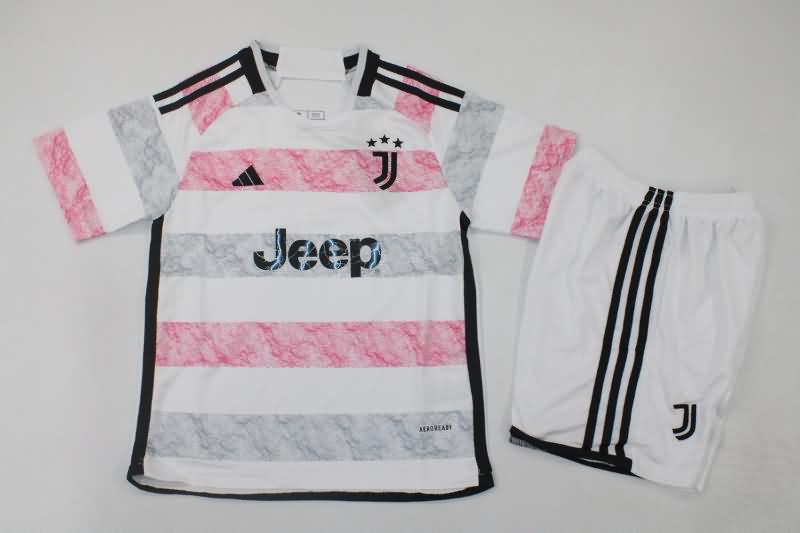 Juventus 23/24 Kids Away Soccer Jersey And Shorts