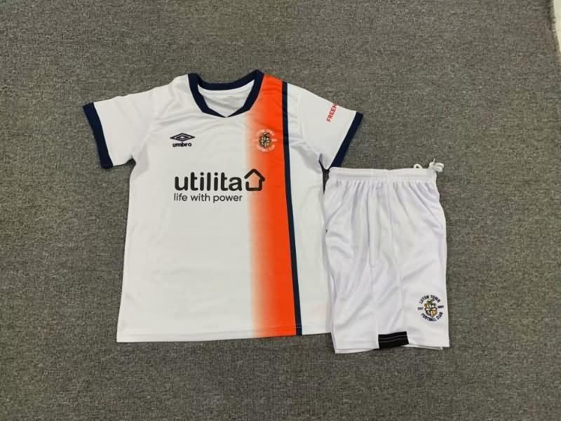 Luton 23/24 Kids Away Soccer Jersey And Shorts