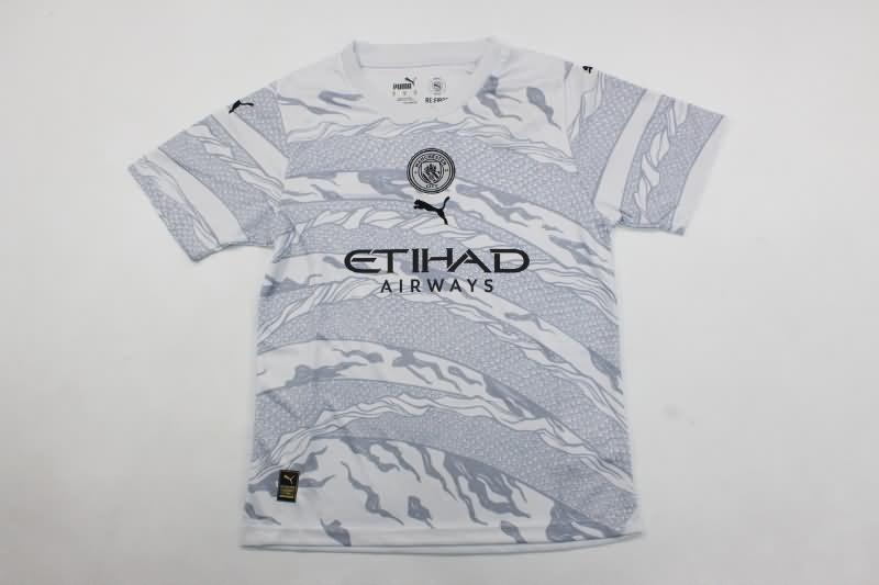 Manchester City 23/24 Kids Special Soccer Jersey And Shorts 02
