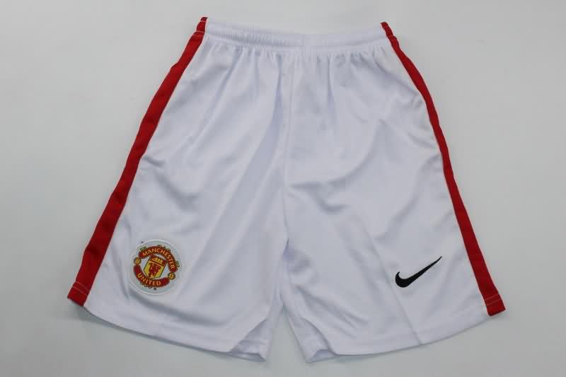 Manchester United 2009/10 Kids Home Soccer Jersey And Shorts