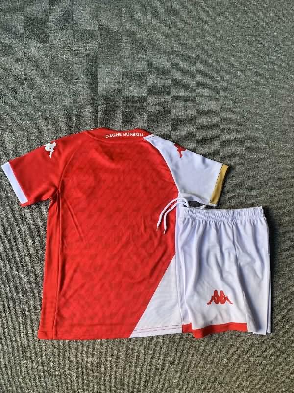 Monaco 23/24 Kids Home Soccer Jersey And Shorts