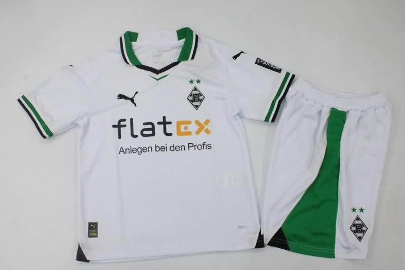 Monchengladbach 23/24 Kids Home Soccer Jersey And Shorts