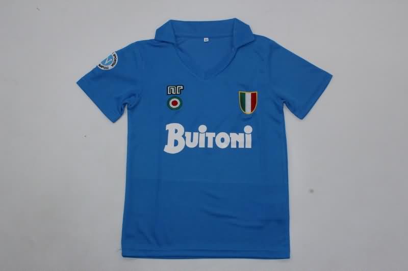 Napoli 1987/88 Kids Home Soccer Jersey And Shorts