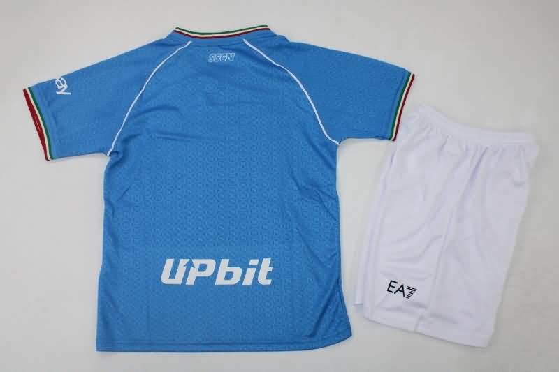 Napoli 23/24 Kids HomeSoccer Jersey And Shorts