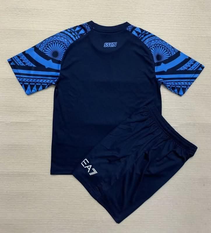 Napoli 23/24 Kids Training Soccer Jersey And Shorts