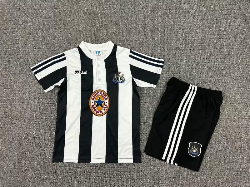 Newcastle United 1995/97 Kids Home Soccer Jersey And Shorts