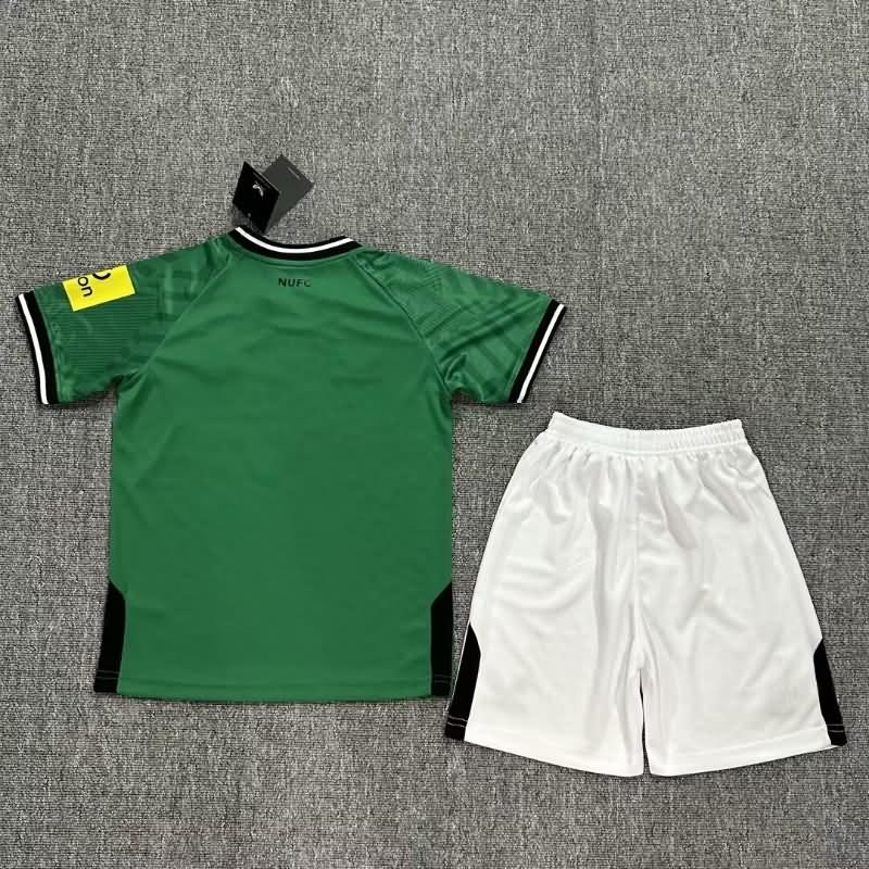 Newcastle United 23/24 Kids Away Soccer Jersey And Shorts