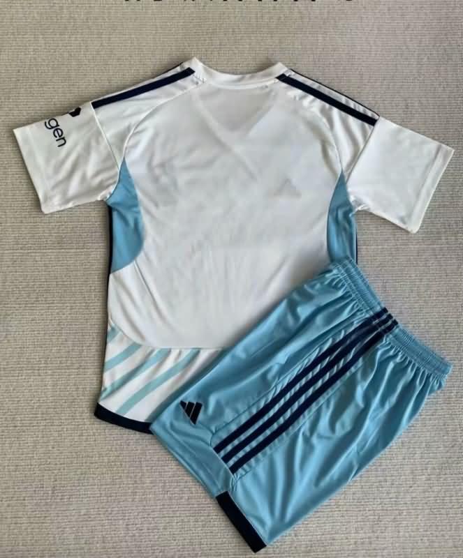 Nottingham Forest 23/24 Kids Away Soccer Jersey And Shorts