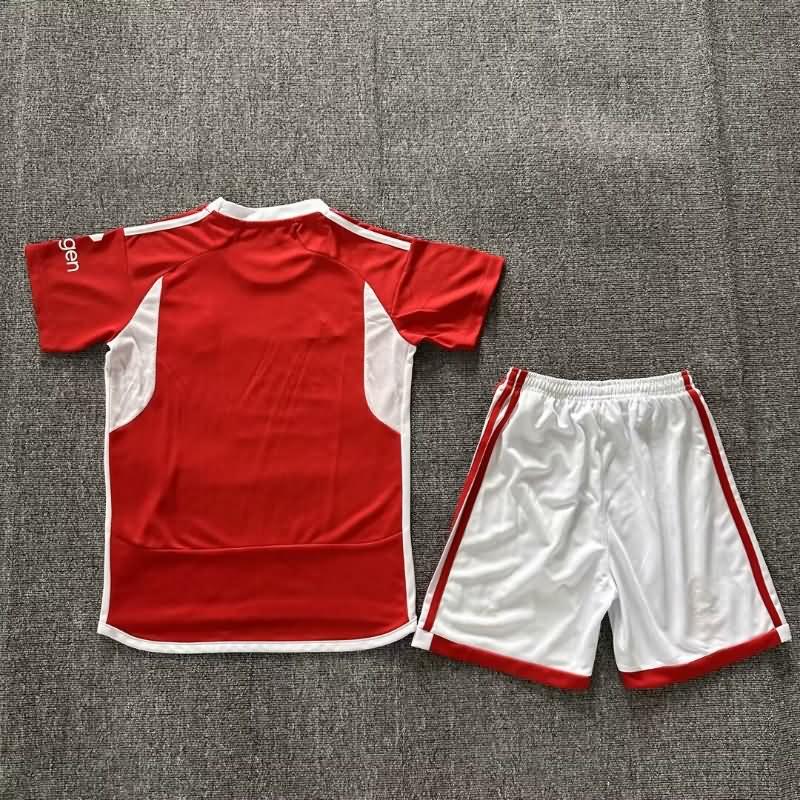 Nottingham Forest 23/24 Kids Home Soccer Jersey And Shorts