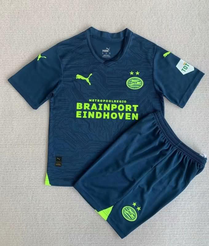 PSV Eindhoven 23/24 Kids Third Soccer Jersey And Shorts