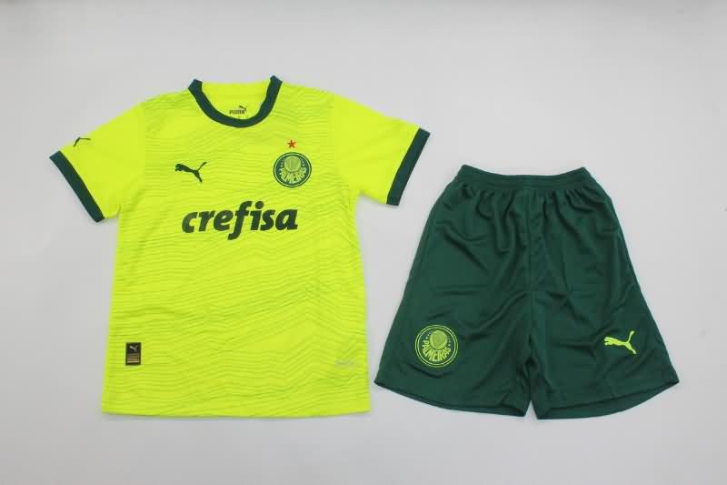Palmeiras 2023 Kids Third Soccer Jersey And Shorts