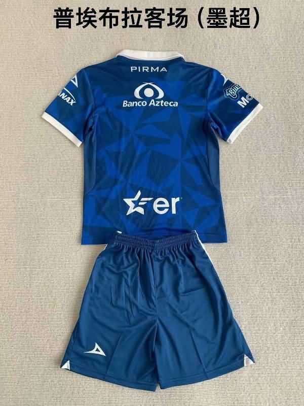 Puebla 23/24 Kids Away Soccer Jersey And Shorts